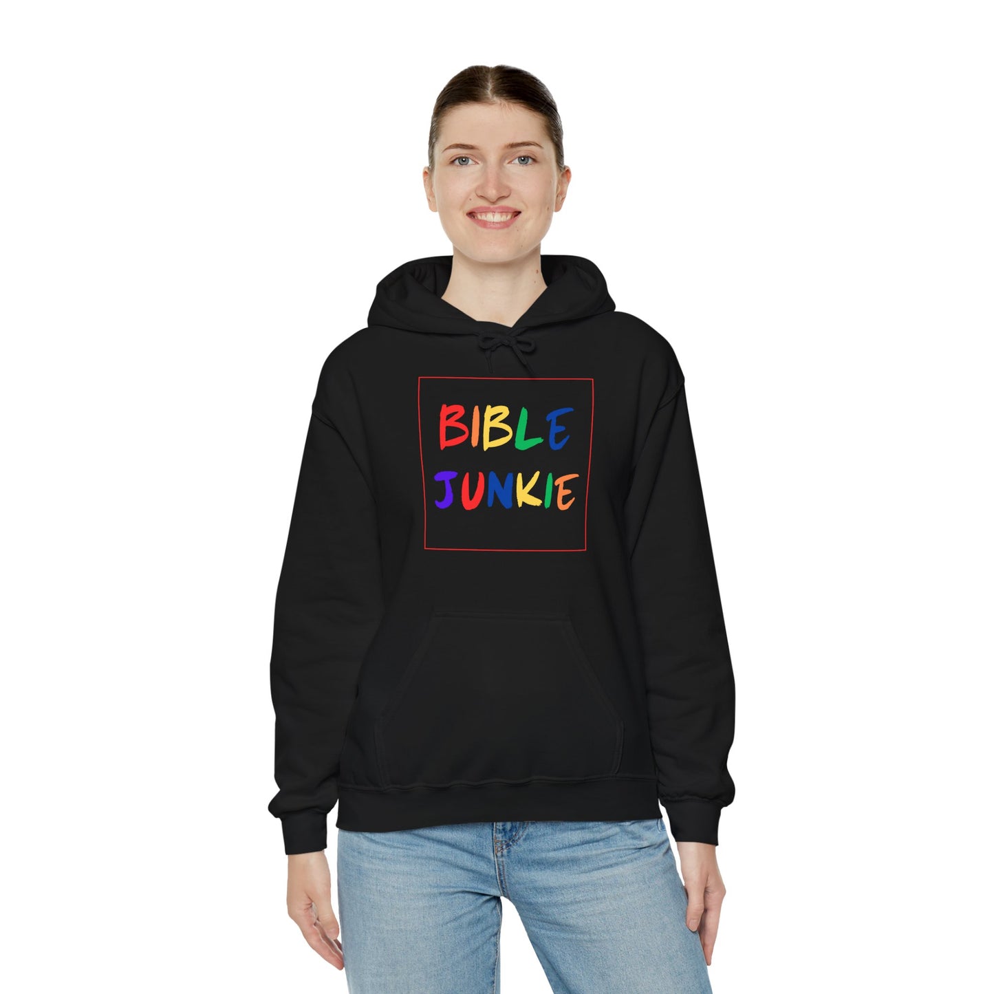 Bible Junkie Box Hoodie