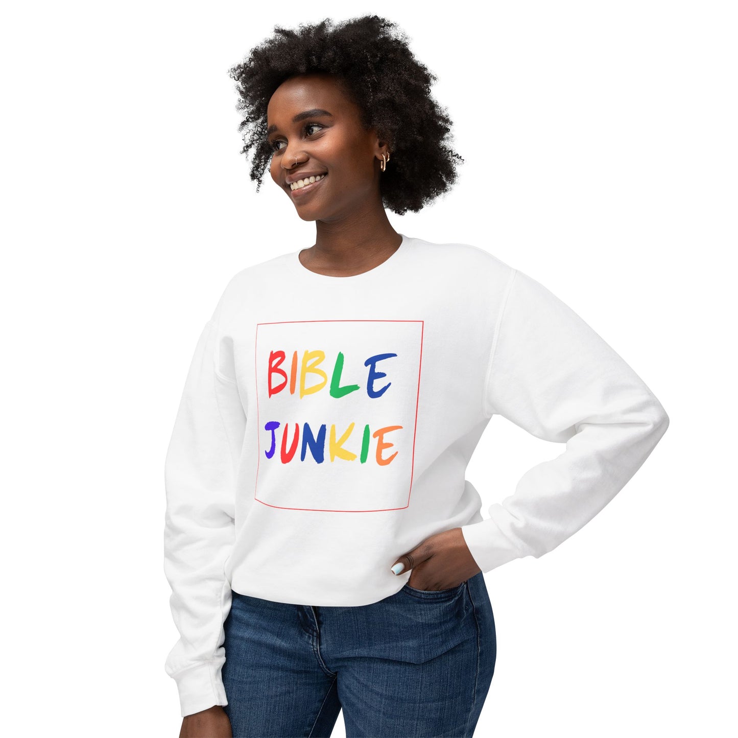 Bible Junkie Box Sweatshirt