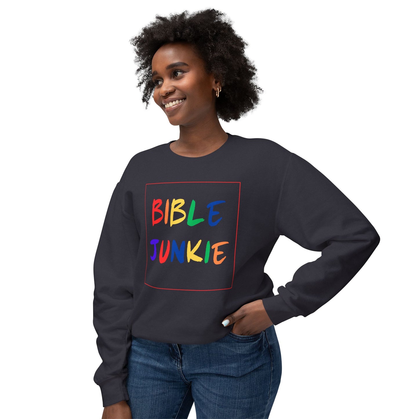 Bible Junkie Box Sweatshirt